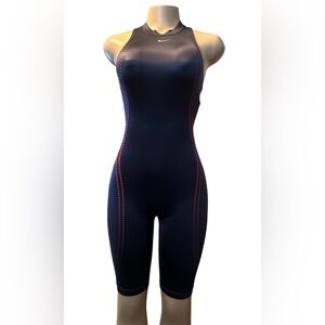 Nike Kneeskin Bodysuit Swimsuit Speedsuit Women’s Female Swimming Swimsu…